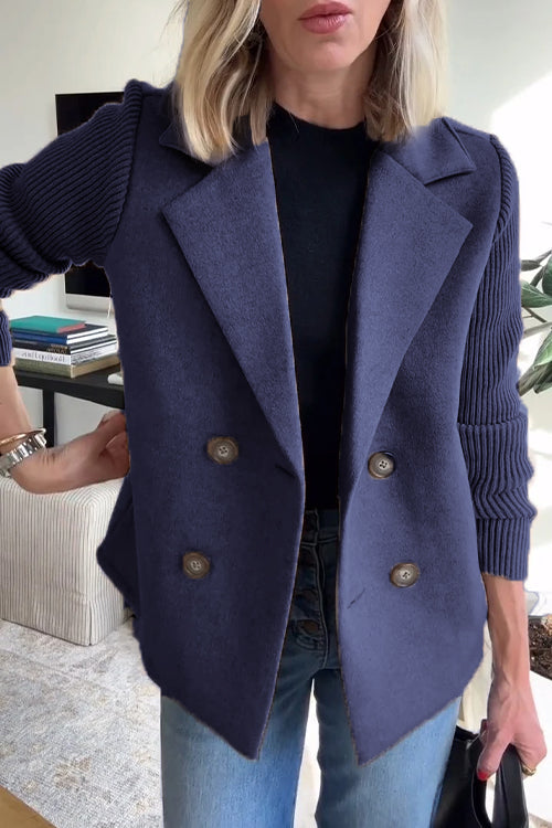 Soraya I Elegant knitted blazer