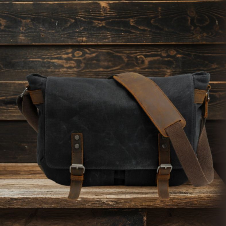 Reno™ | Canvas Laptop Messenger Bag