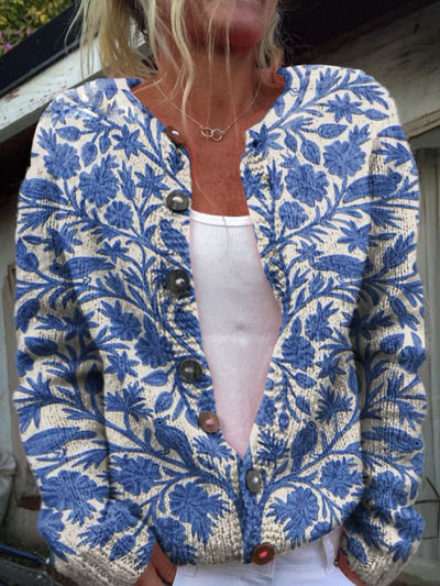 Caroline | Floral Pattern Cardigan